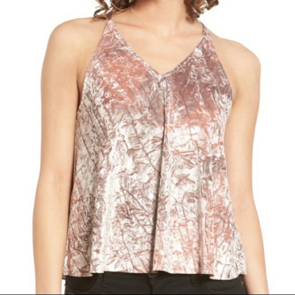 Beautiful crushed velvet tank